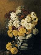 Hirst, Claude Raguet Chrysanthemums in a Canton Vase USA oil painting reproduction